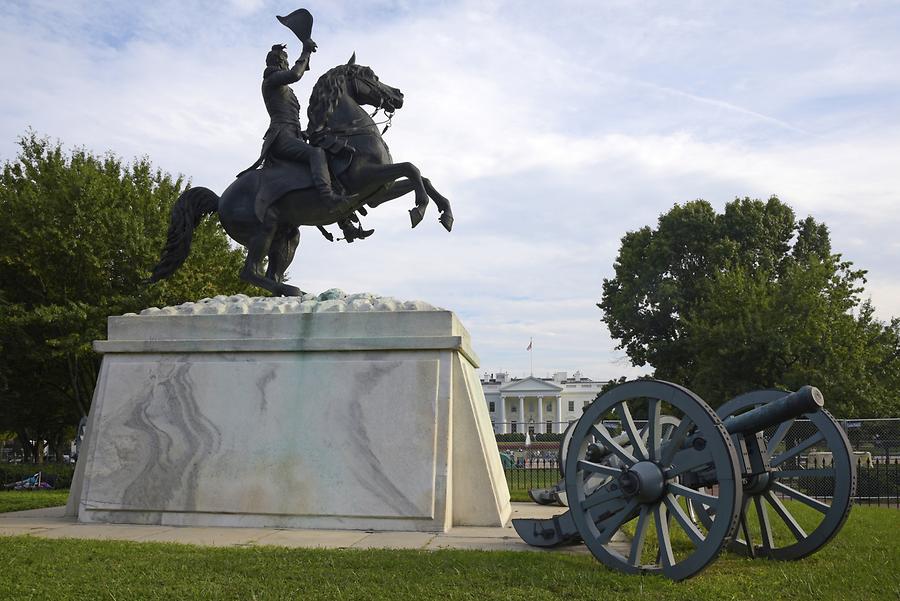 White House - Statue of Andrew Jackson