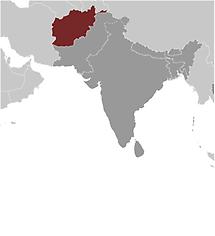Afghanistan in South Asia