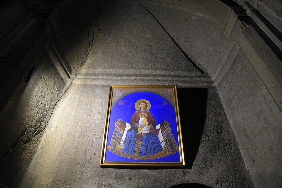 Geghard Monastery - Rock Cut Churches; Virgin Mother