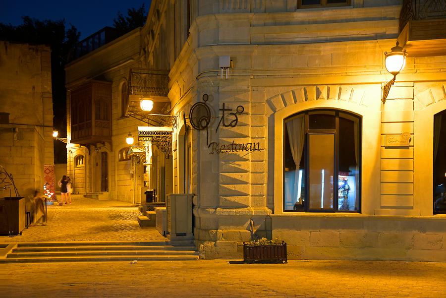Old Baku at Night