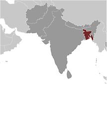 Bangladesh in South Asia