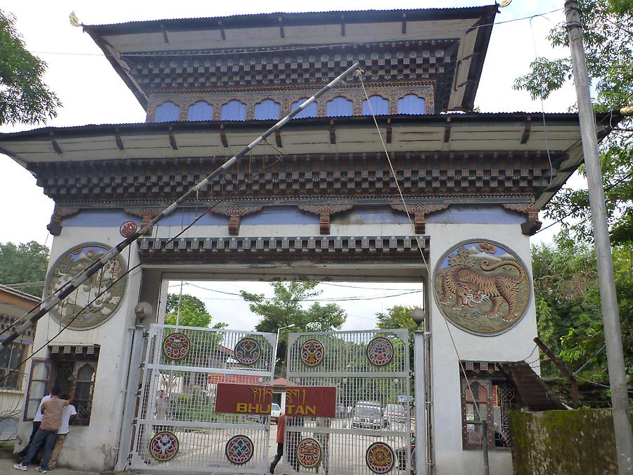 Gate to Bhutan