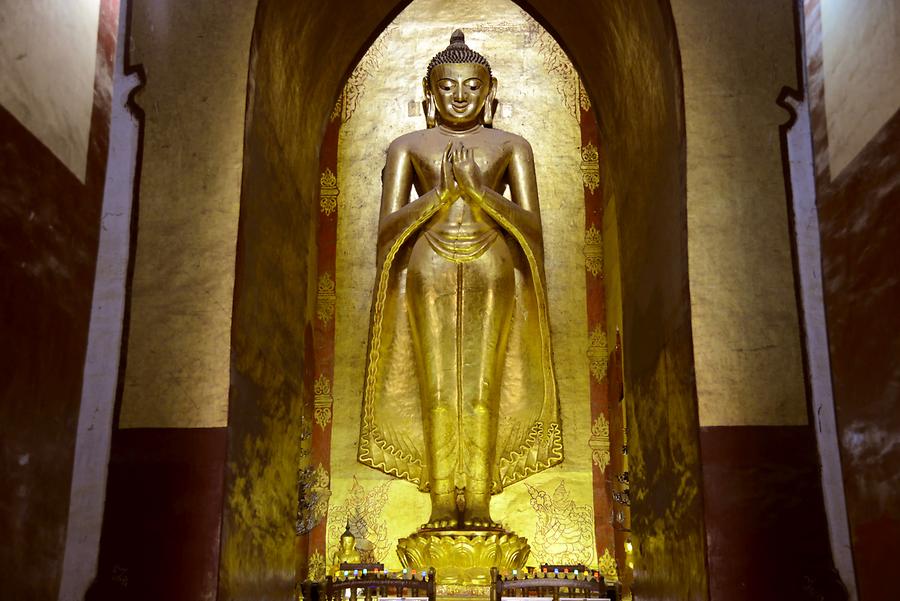 Buddha two Ananda temple