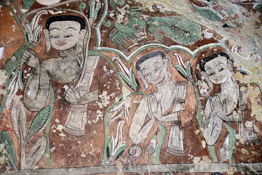 Frescos Phowin Taung caves