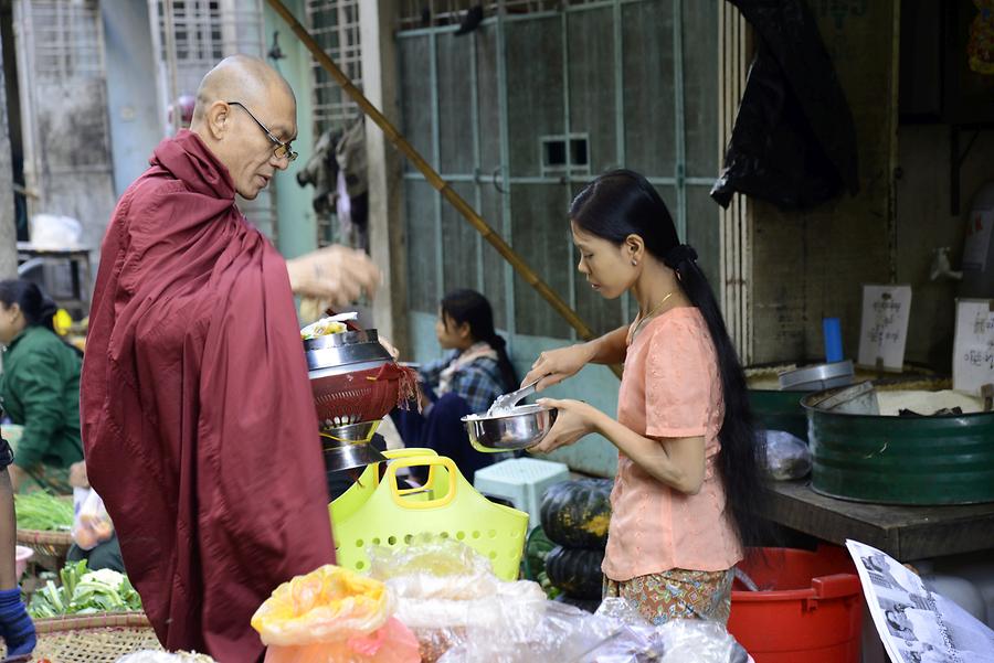 Indian Market Monk