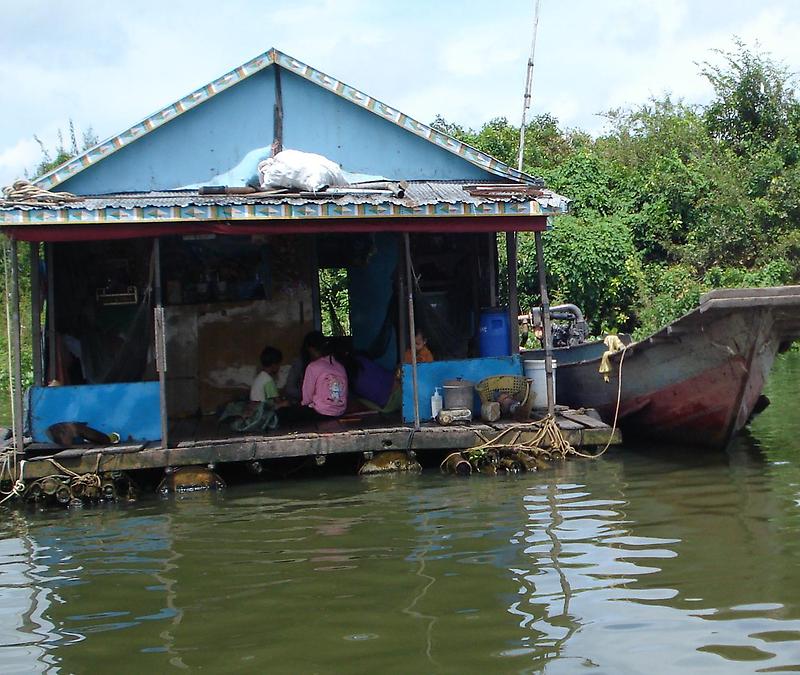 Typical floating house