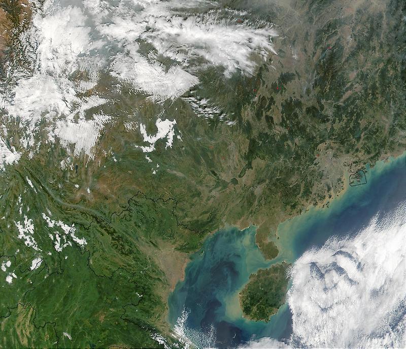 Southern China and the Gulf of Tonkin