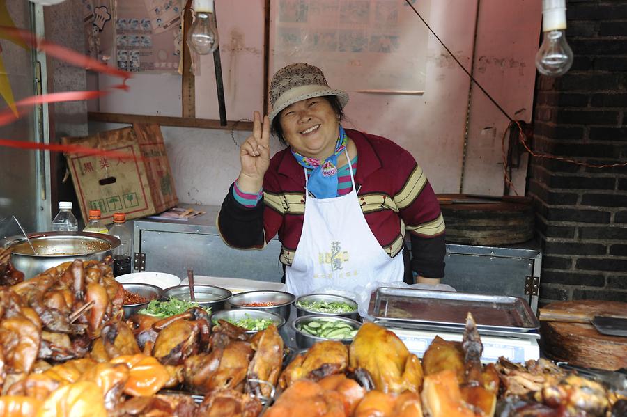 Lijiang - Market, Food Stall