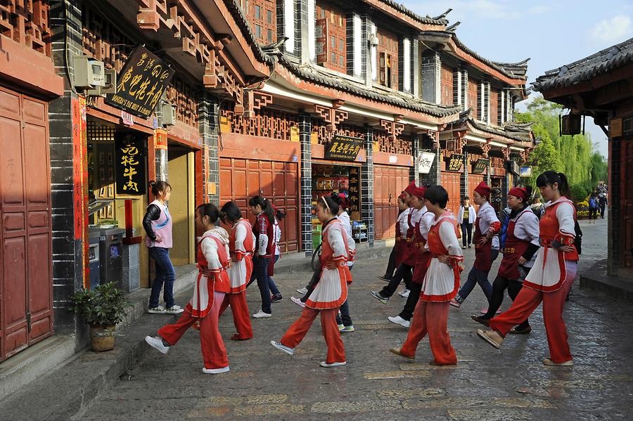Lijiang - Morning Assembly