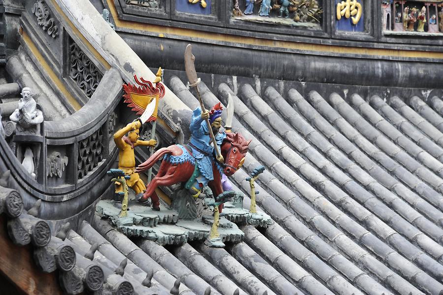 Qinci Yangdian Taoist Temple - Detail