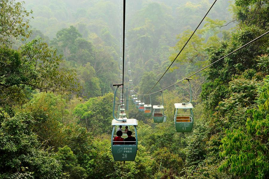 Sanchahe Nature Reserve - Cable Car Ride