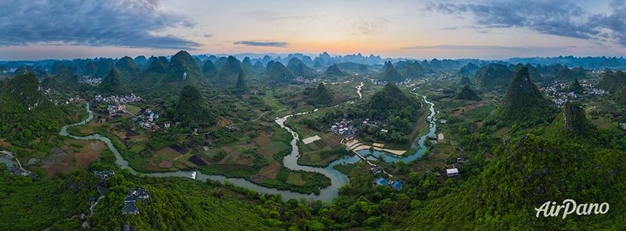 Guilin Mountains, China, © AirPano 