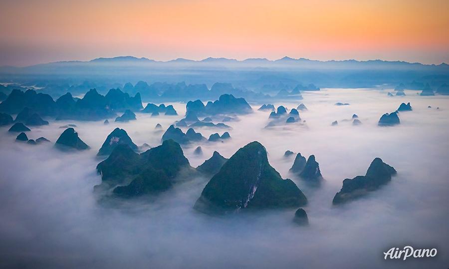 Guilin Mountains, China, © AirPano 