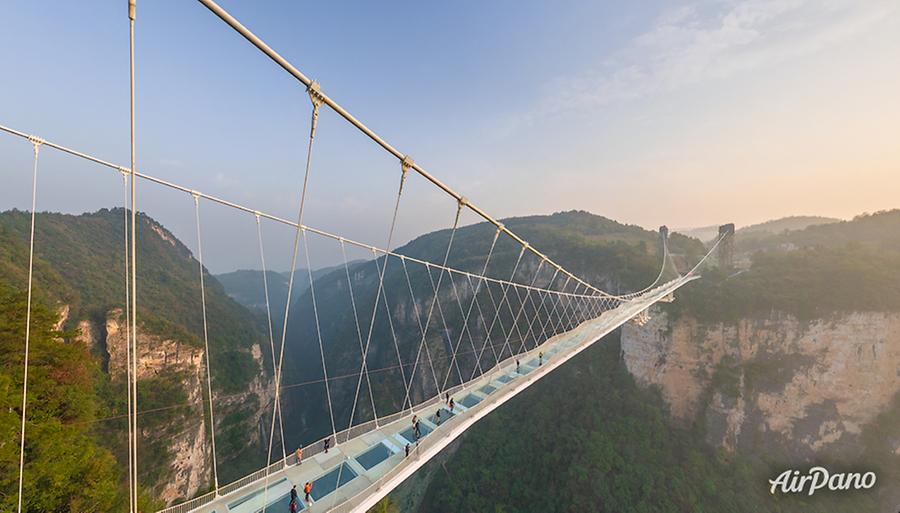 Zhangjiajie Glass Bridge, China, © AirPano 