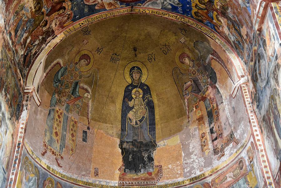 Gelati Monastery - Church of Virgin the Blessed; Frescos