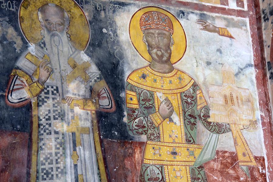 Gelati Monastery - Church of Virgin the Blessed; Frescos