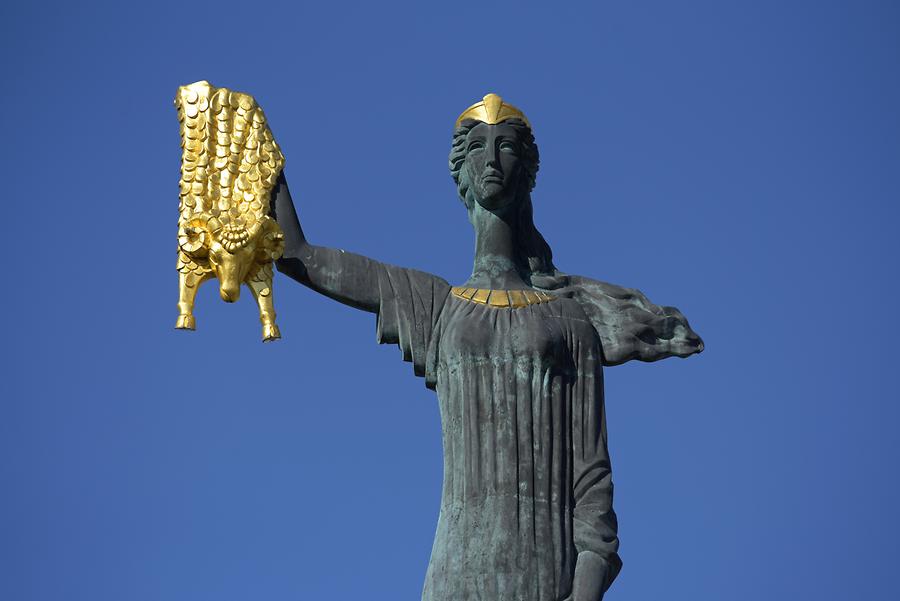 Europe Square - Statue of Medea; Detail