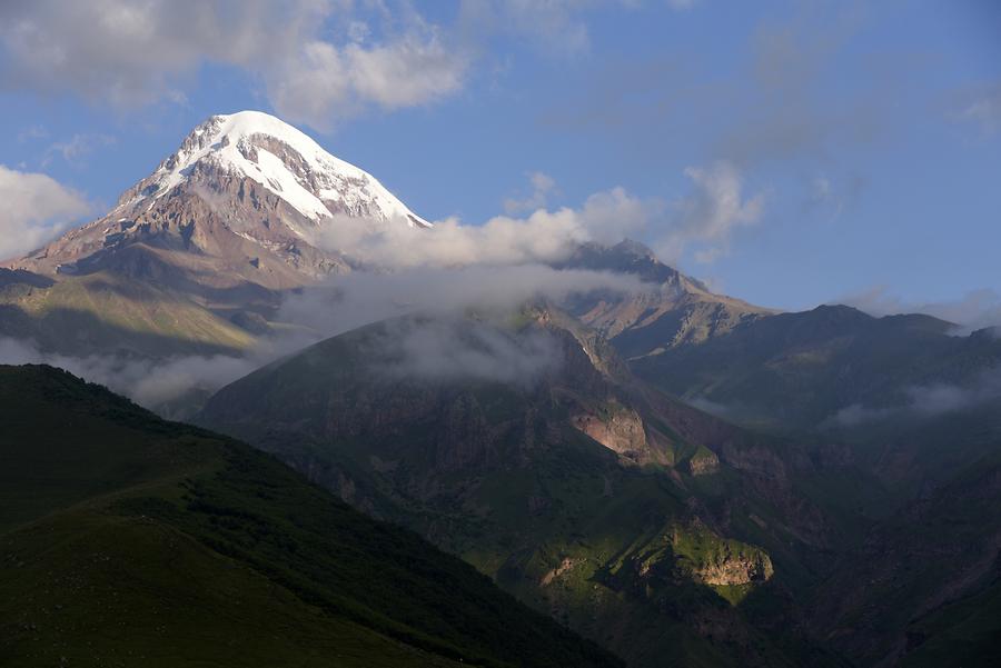 Mount Kazbek at Sunrise