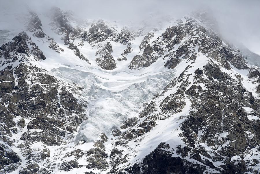 Shkhara Mountain - Glacier