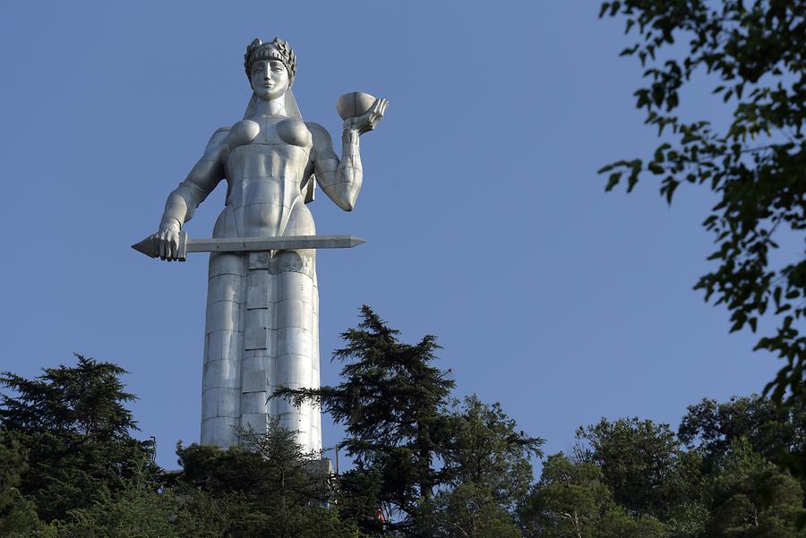 Narikala Fortress - Mother of Georgia Statue