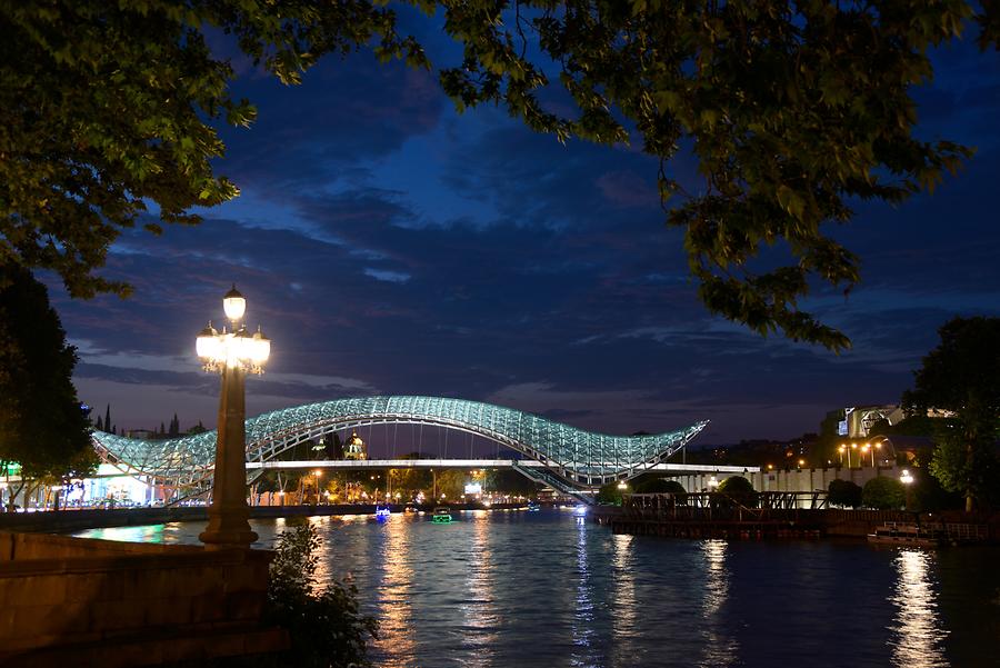 The Bridge of Peace at Night