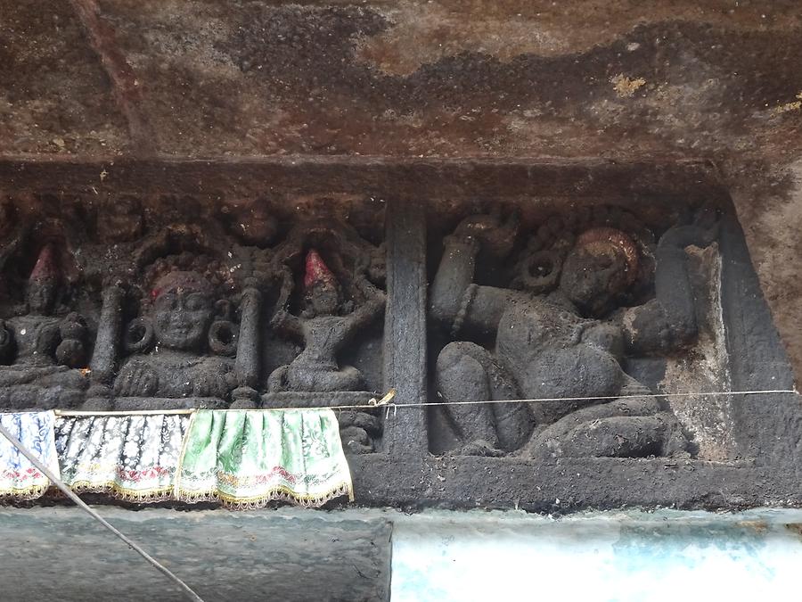 Bhubaneswar - Rameshwar Deula Temple; Main Entrance, Detail
