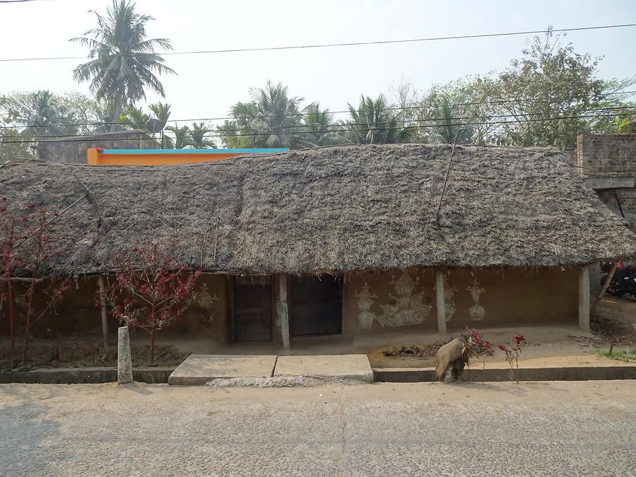 South of Bhubaneswar - Mud-Walled Houses