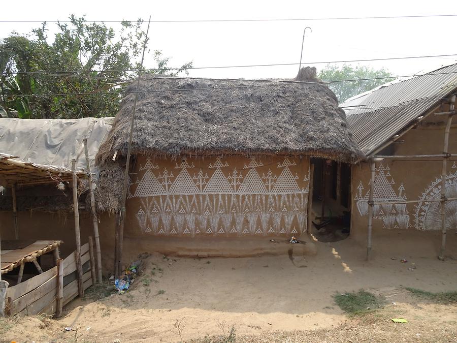 South of Bhubaneswar - Mud-Walled Houses