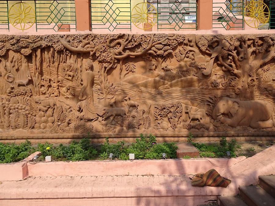 Bodh Gaya - Mahabodhi Temple; Relief