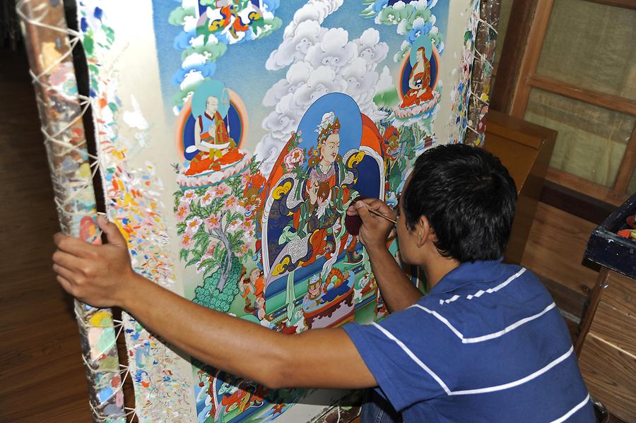 Norbulingka Institute - Thangka Painting