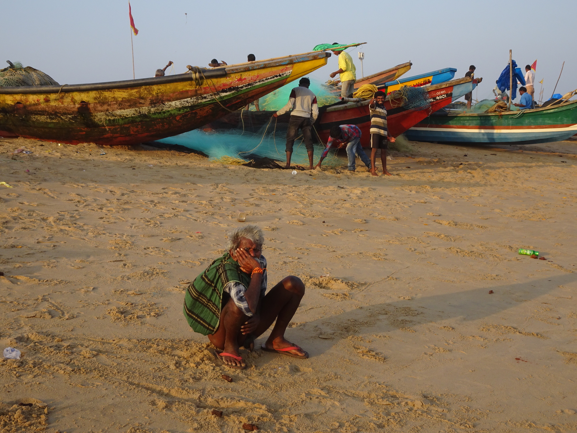 Puri - Beach; Fishing Village, 'Toilet' | From Cuttack | Pictures Global-Geography