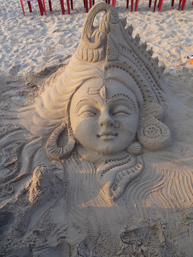 Puri - Beach; Sand Sculpture