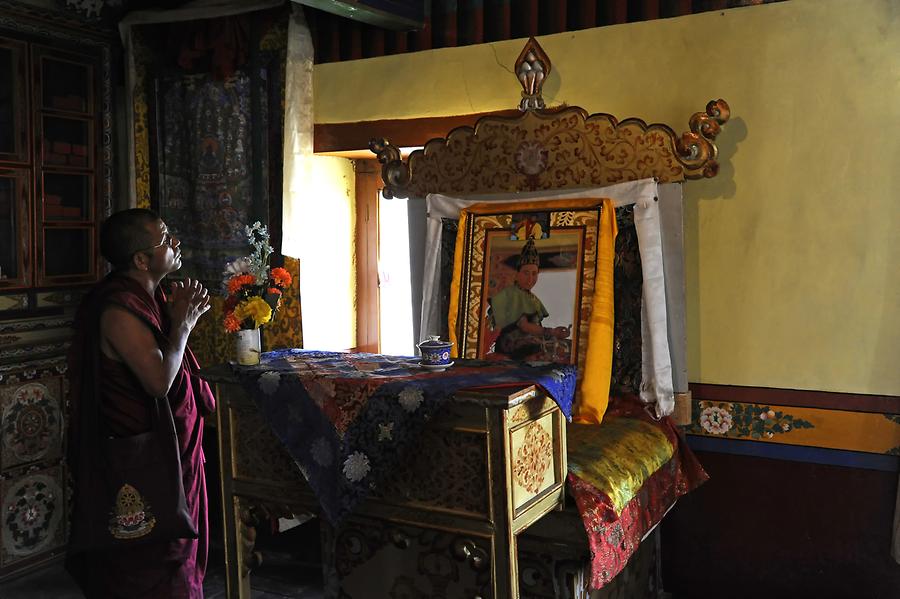 Chemrey Monastery - Monk