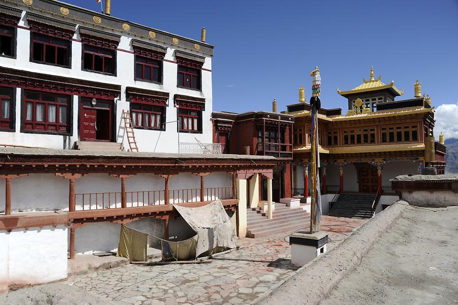Matho Monastery - Courtyard