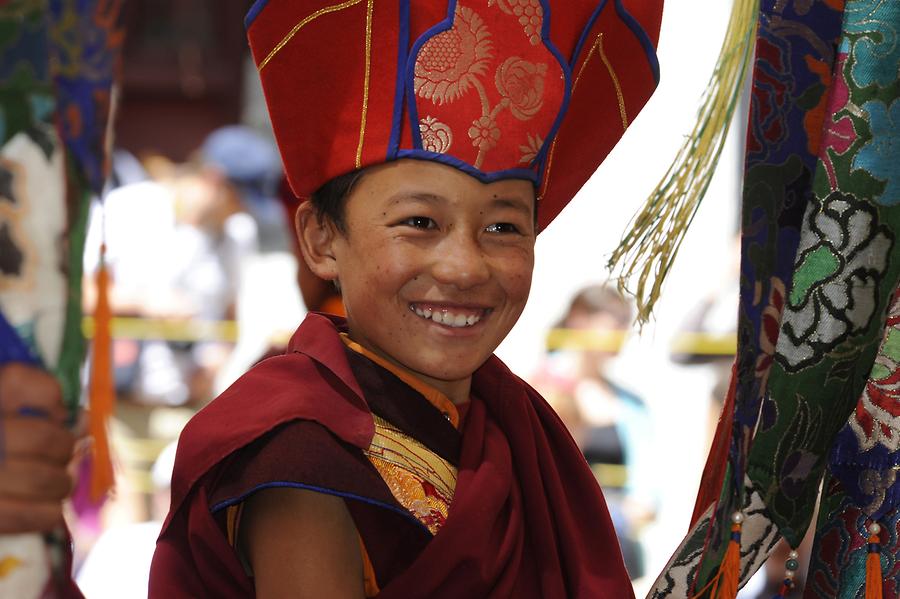 Takthok Monastery - Yearly Celebration; Monk