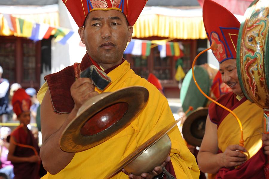 Takthok Monastery - Yearly Celebration; Musician