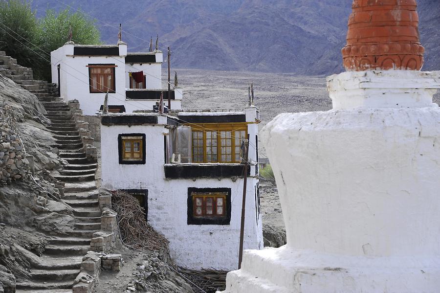 Thikse Monastery - Hermitages