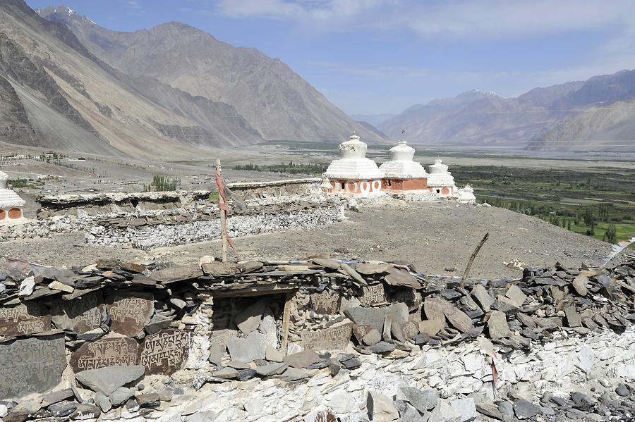 Diskit Monastery - Mani Wall