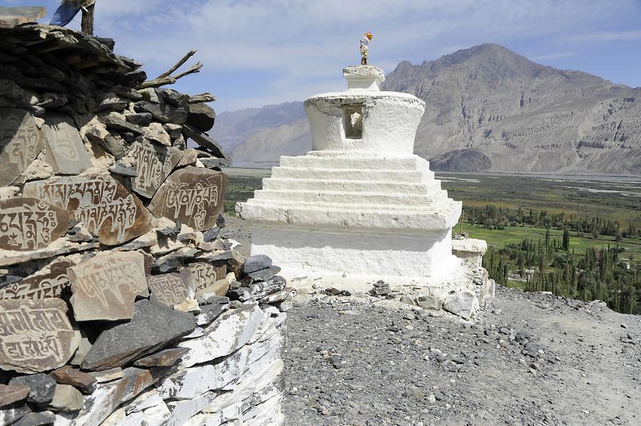 Diskit Monastery - Mani Wall