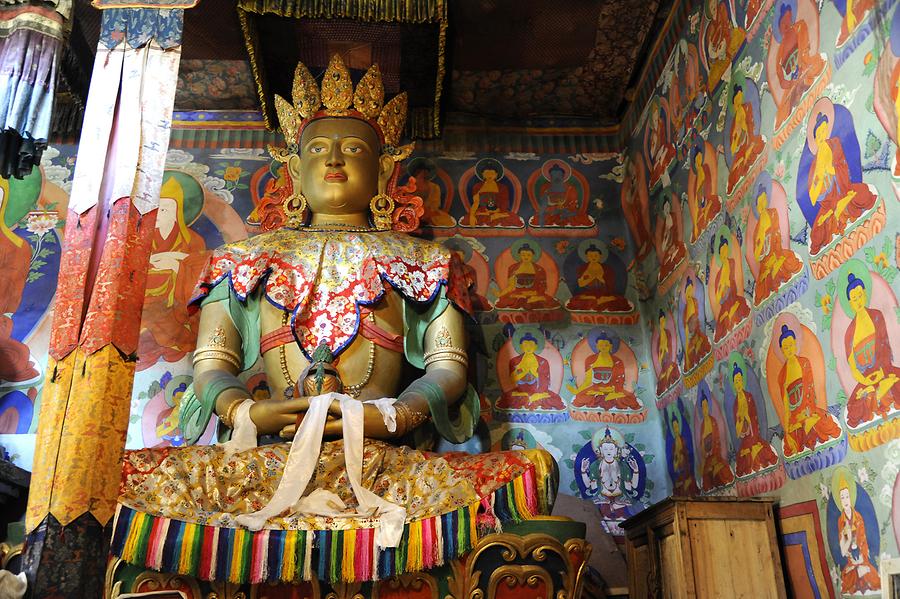 Sumur - Samtenling Monastery; Maitreya Buddha Statue