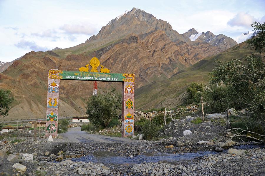 Entering the Spiti Valley