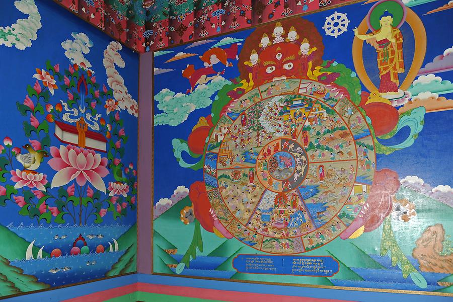 Kaza - Monastery; Wheel of Life