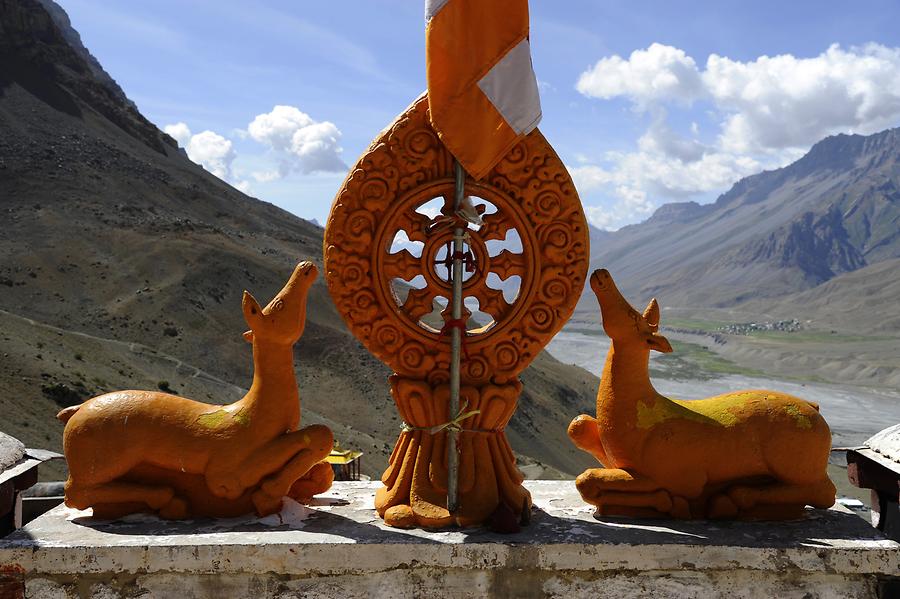 Ki Gompa - Wheel of Dharma