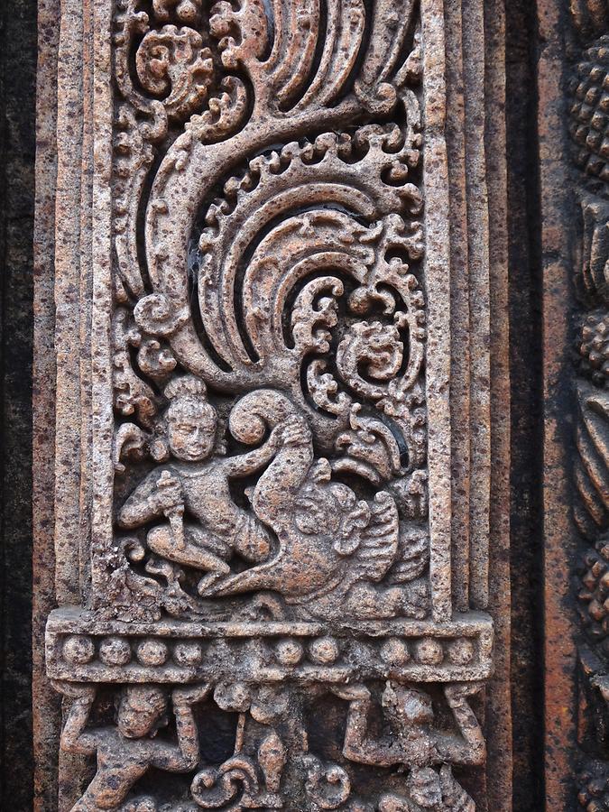 Udayagiri - Stone Carvings; Detail