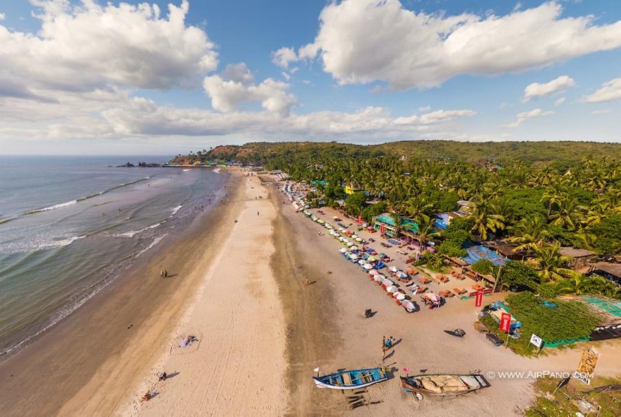 Harmal Beach. North Goa, India, © AirPano 