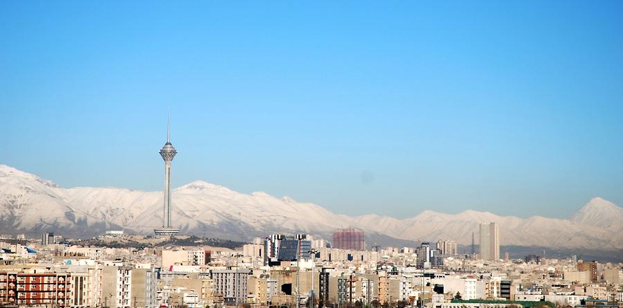 Damavand, view from Tehran, 2009, © Ernest Geyer