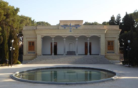 Zoroastrian temple area
