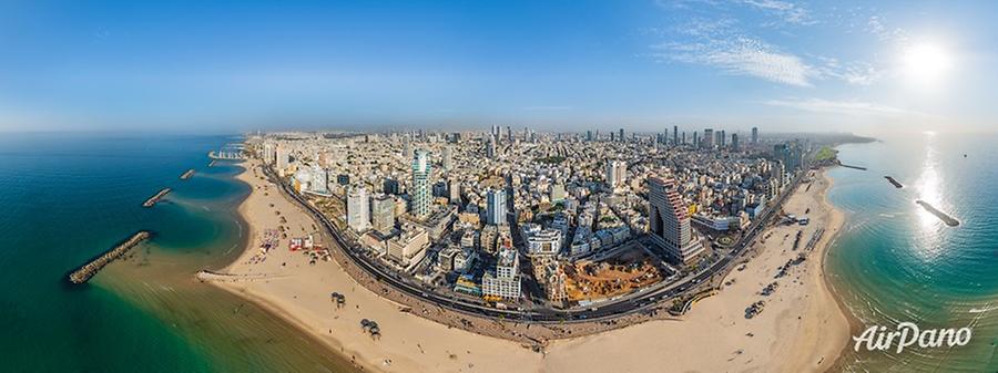 Tel Aviv Beaches, © AirPano 