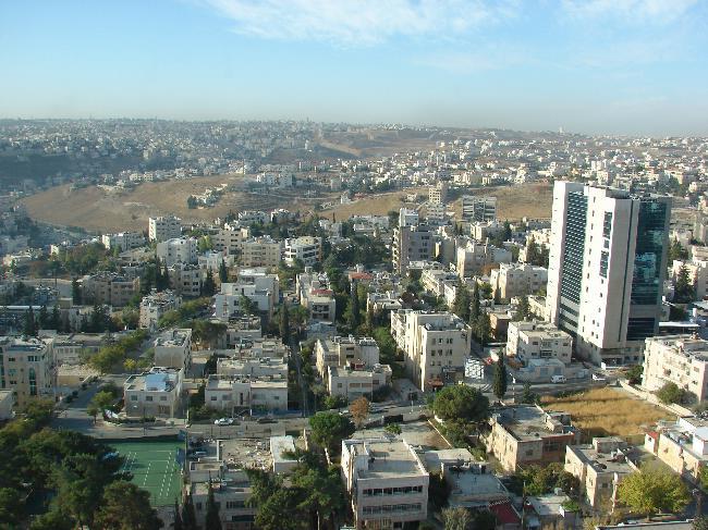 Aerial view of Amman