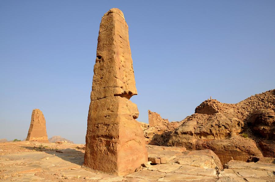 Obelisks at the place of sacrifice